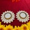 Pearl T-light Holder, Tealight Candle Holder Festival of Light Decorative for Diwali Christmas Thanksgiving Housewarming Gift Moti Candle Stand for Centerpiece Dining Table Home Decor
